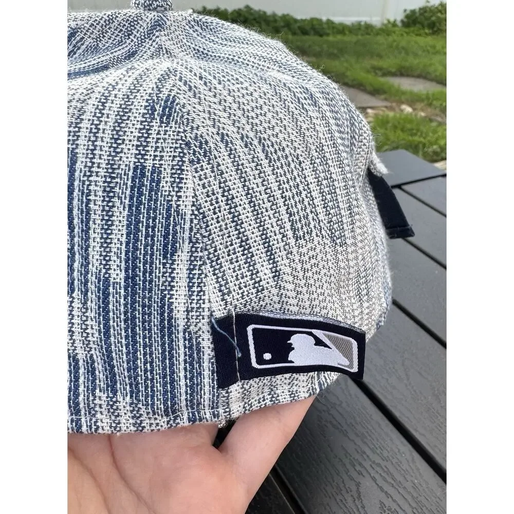 NEW YORK YANKEE ELITE SERIES DENIM TEARS X CPFM X LEVIS INSPIRED NEW ERA CAP
